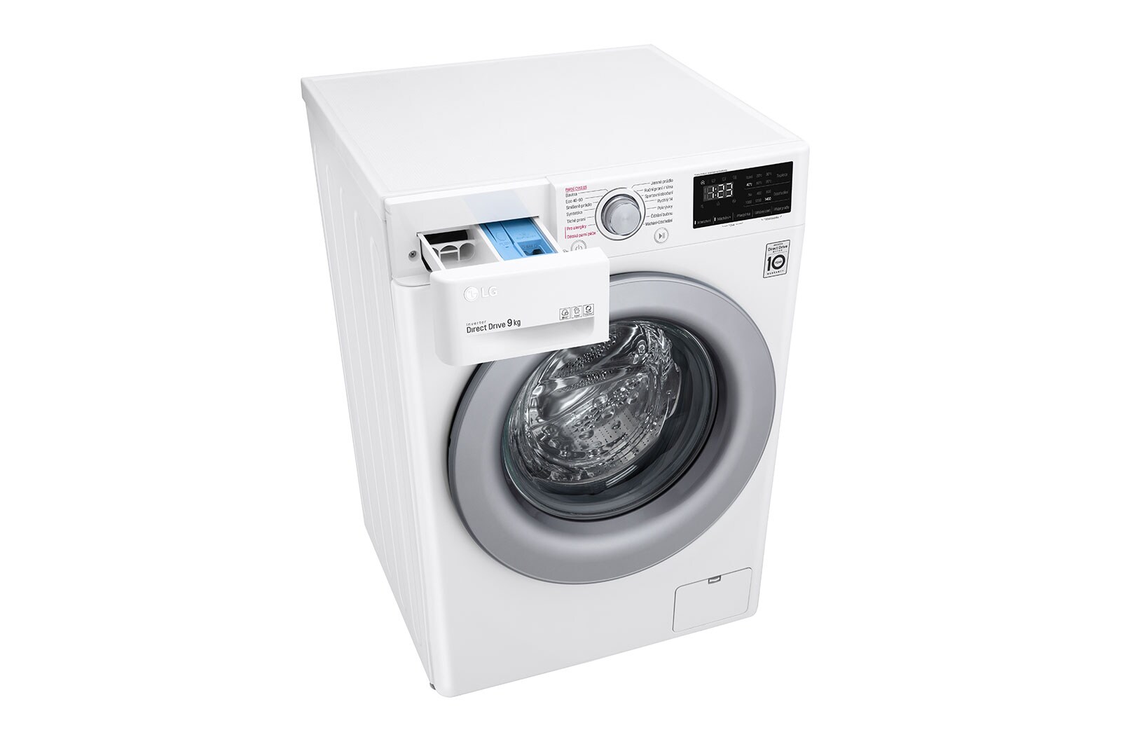 LG 9 kg parní pračka LG | A | 1400 ot./min | Direct Drive™ | AI DD™, FA4TURBO9E