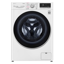Parní pračka LG | 9 kg | A | 1400 ot./min | Direct Drive™ | AI DD™ |Bílá