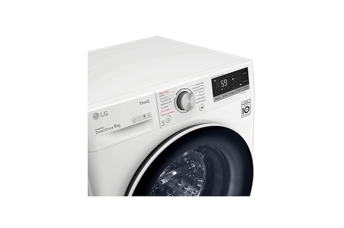 LG Parní pračka LG | 9 kg | A | 1400 ot./min | Direct Drive™ | AI DD™ |Bílá, FA94V5UVW0