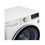 LG Parní pračka LG | 9 kg | A | 1400 ot./min | Direct Drive™ | AI DD™ |Bílá, FA94V5UVW0