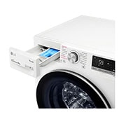 LG 9 kg parní pračka LG | 1400 ot./min | Direct Drive™ | AI DD™ | TurboWash™, FA94V5UVW1