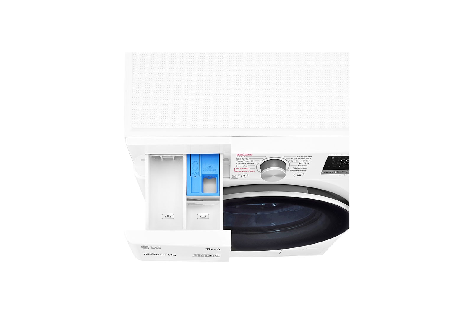 LG 9 kg parní pračka LG | 1400 ot./min | Direct Drive™ | AI DD™ | TurboWash™, FA94V5UVW1