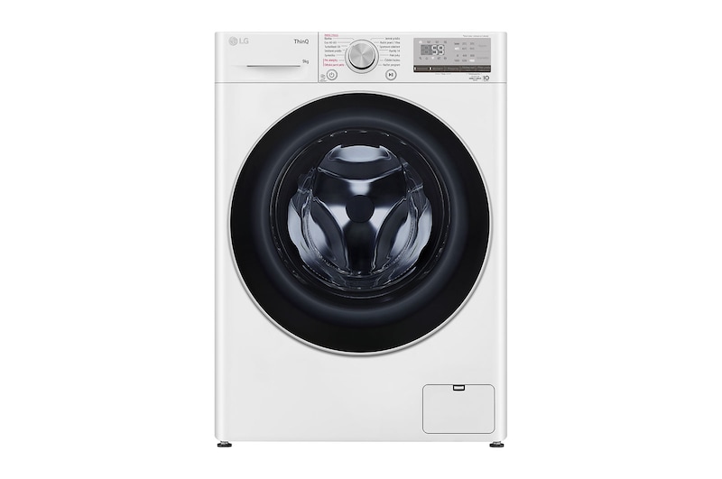 LG 9 kg parní pračka LG | 1400 ot./min | Direct Drive™ | AI DD™ | TurboWash™, FA94V5UVW1E