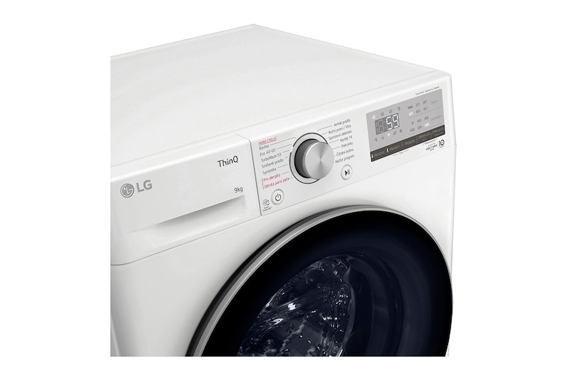 LG 9 kg parní pračka LG | 1400 ot./min | Direct Drive™ | AI DD™ | TurboWash™, FA94V5UVW1E