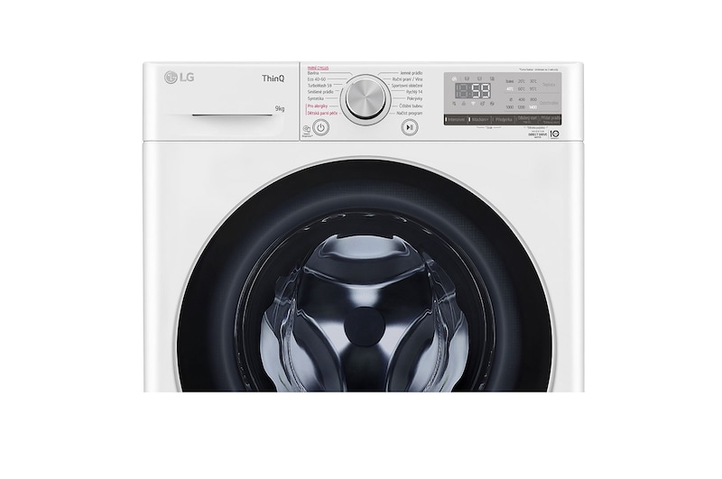 LG 9 kg parní pračka LG | 1400 ot./min | Direct Drive™ | AI DD™ | TurboWash™, FA94V5UVW1E