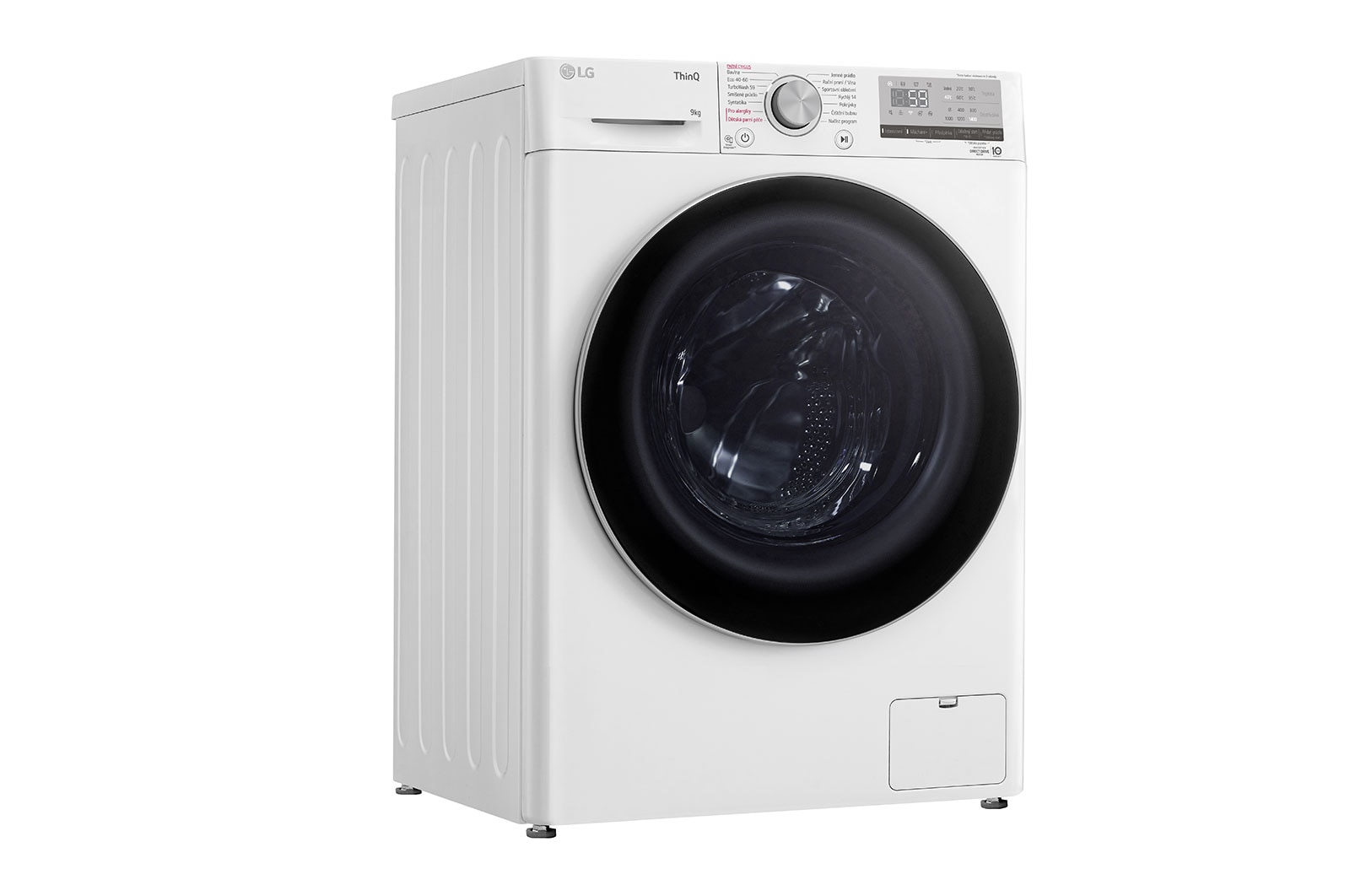 LG 9 kg parní pračka LG | 1400 ot./min | Direct Drive™ | AI DD™ | TurboWash™, FA94V5UVW1E