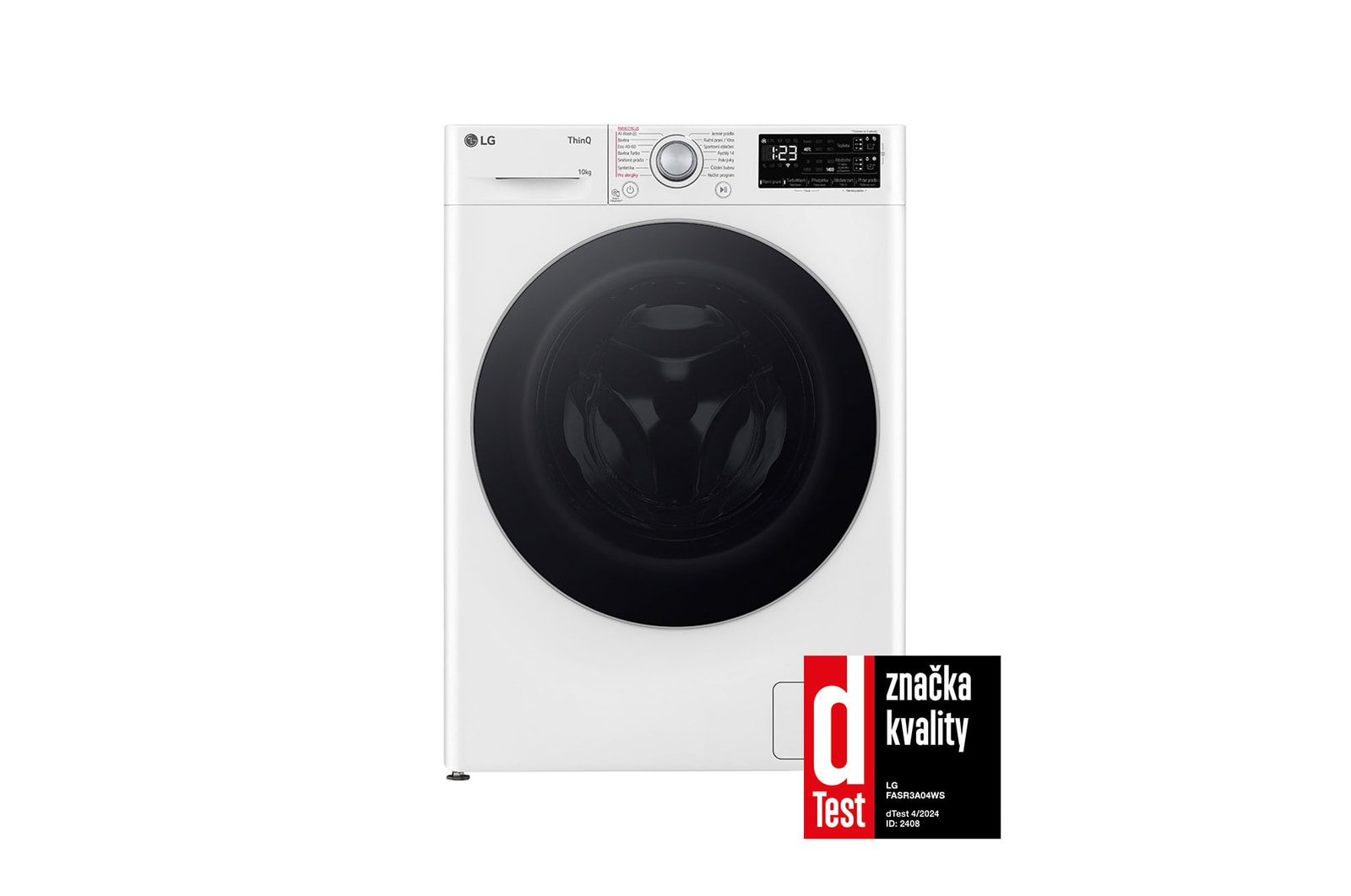 LG PRACÍ SET | LG Pračka FASR3A04WS+ Sušička RC8TV9AVWN+ Výsuvný mezikus ZDARMA, LAUNWDSN27