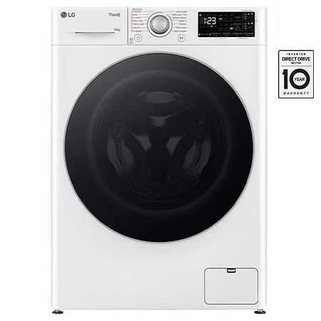 Parní pračka LG - 10 kg - A - 1400 ot./min - AI DD™ - TurboWash™-Bílá