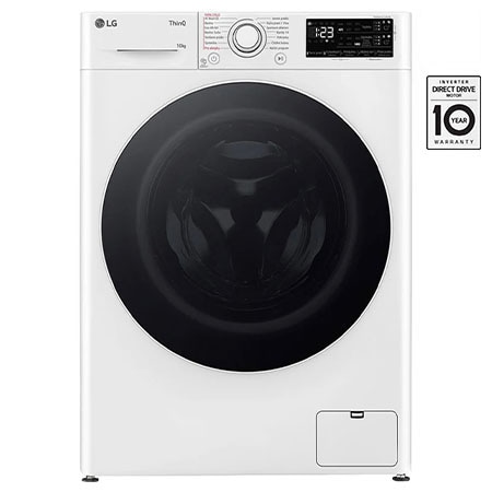 Parní pračka LG - 10 kg - A - 1400 ot./min - Direct Drive™ - AI DD™ -Bílá