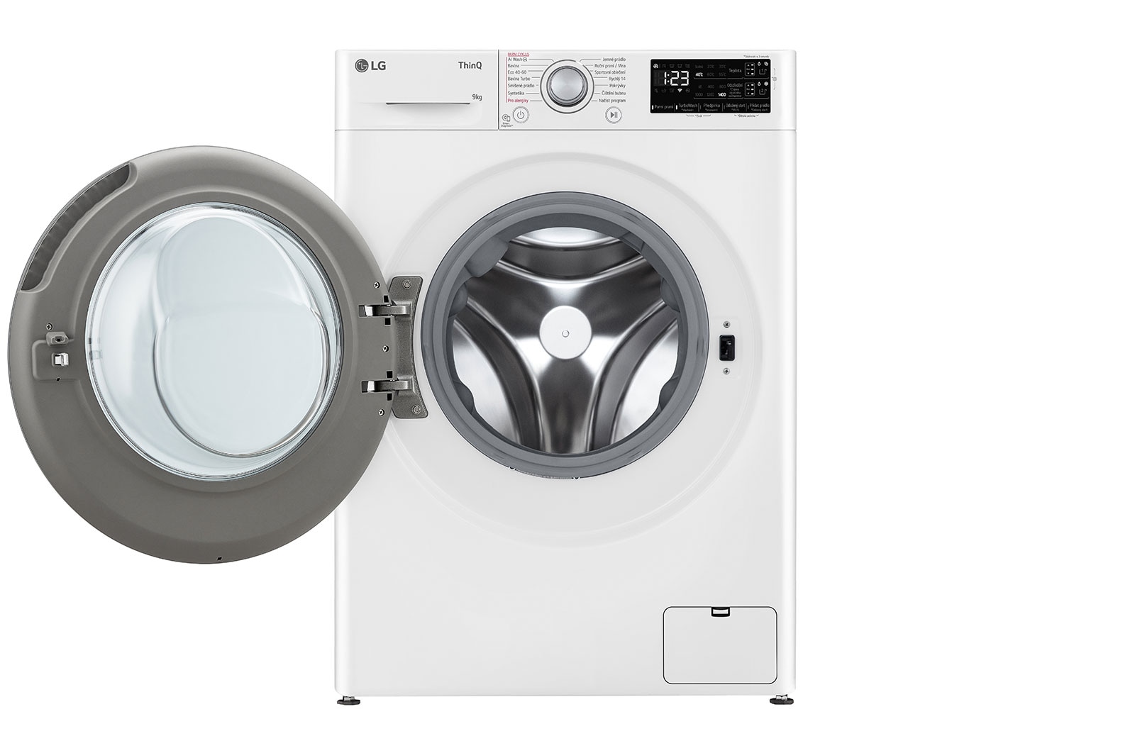 LG Parní pračka LG | 9 kg | A | 1400 ot./min | Direct Drive™ | AI DD™ |Bílá, FASR3A94WS