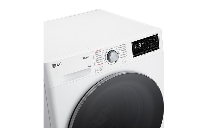 LG Parní pračka LG | 9 kg | A | 1400 ot./min | Direct Drive™ | AI DD™ |Bílá, FASR3A94WS