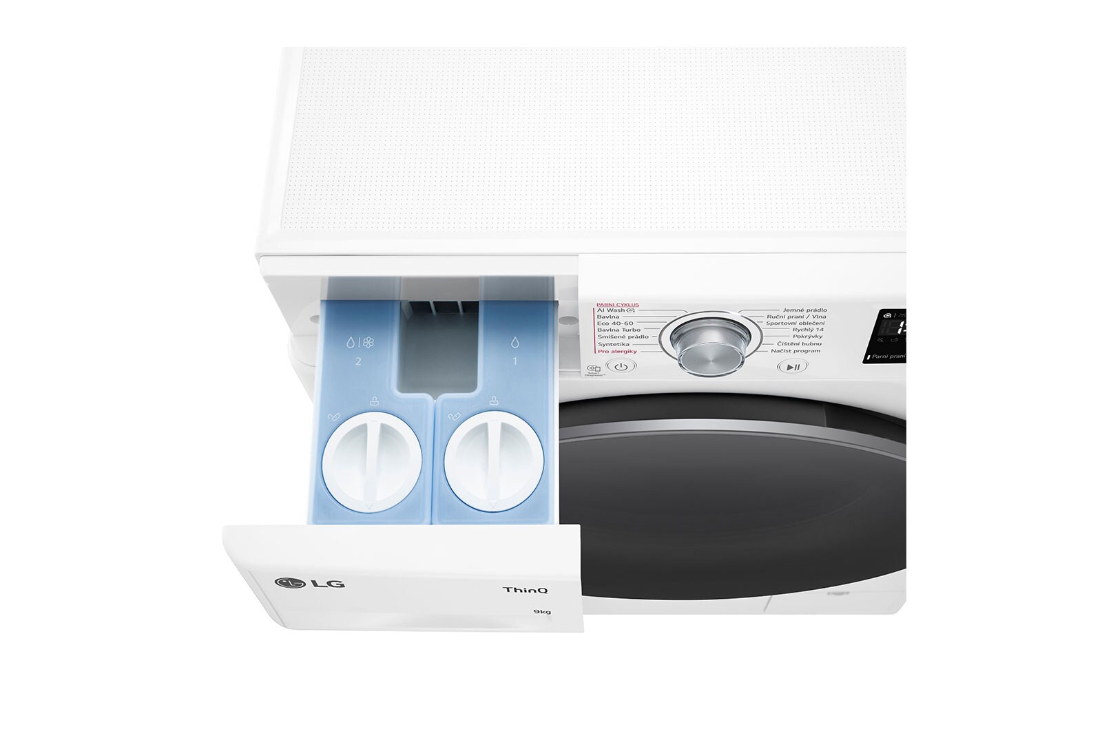 LG Parní pračka LG | 9 kg | A | 1400 ot./min | Direct Drive™ | AI DD™ |Bílá, FASR3A94WS