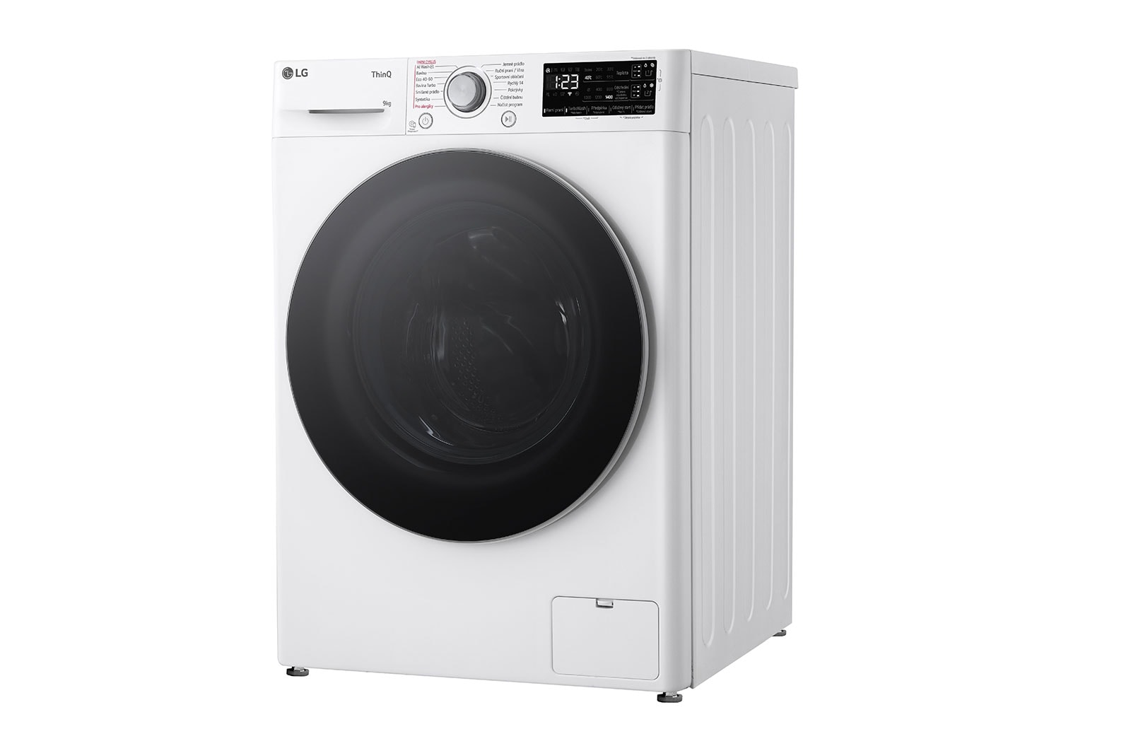 LG Parní pračka LG | 9 kg | A | 1400 ot./min | Direct Drive™ | AI DD™ |Bílá, FASR3A94WS