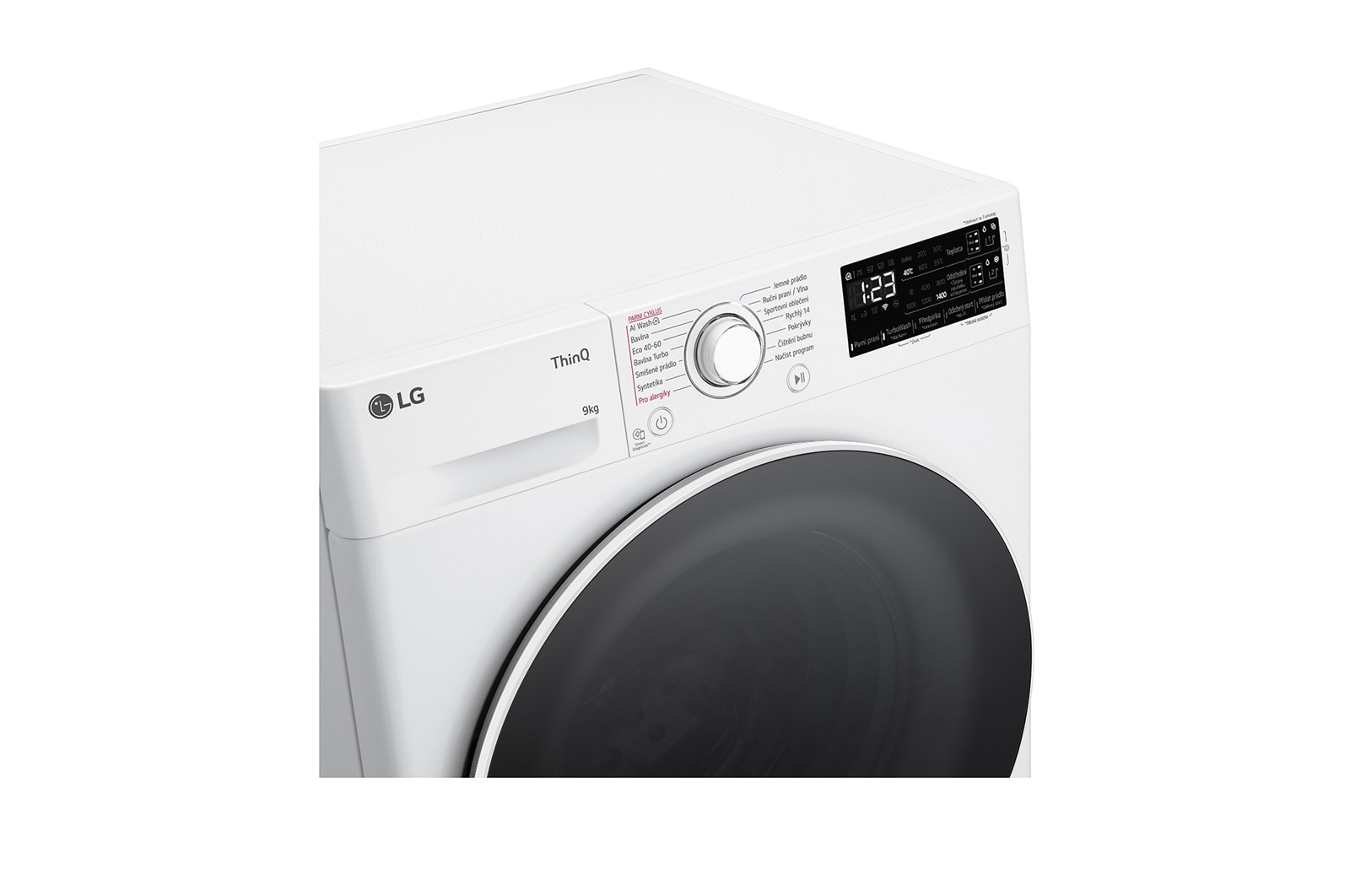 LG Parní pračka LG | 9 kg | A | 1400 ot./min | Direct Drive™ | AI DD™ |Bílá, FASR3A94WW