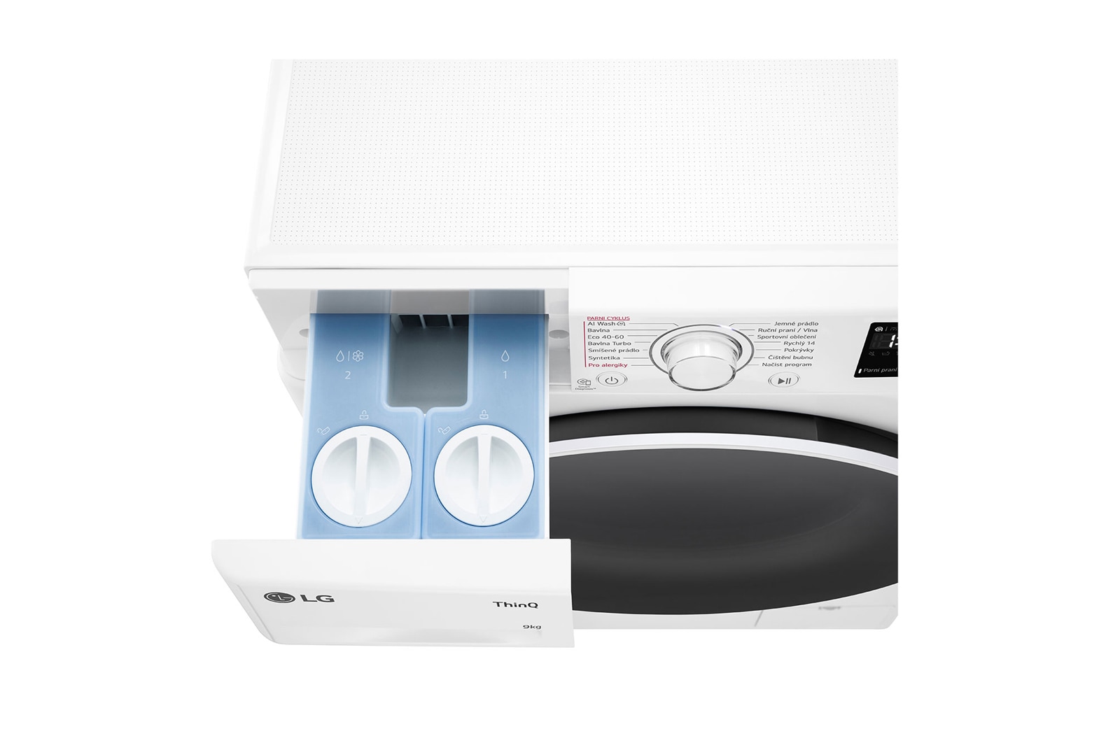 LG Parní pračka LG | 9 kg | A | 1400 ot./min | Direct Drive™ | AI DD™ |Bílá, FASR3A94WW