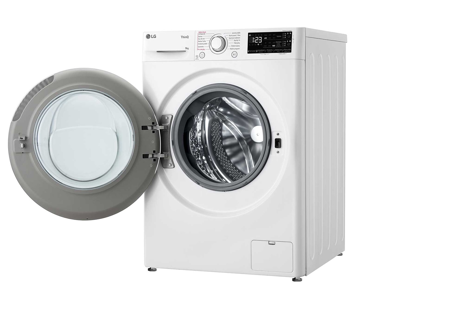 LG Parní pračka LG | 9 kg | A | 1400 ot./min | Direct Drive™ | AI DD™ |Bílá, FASR3A94WW