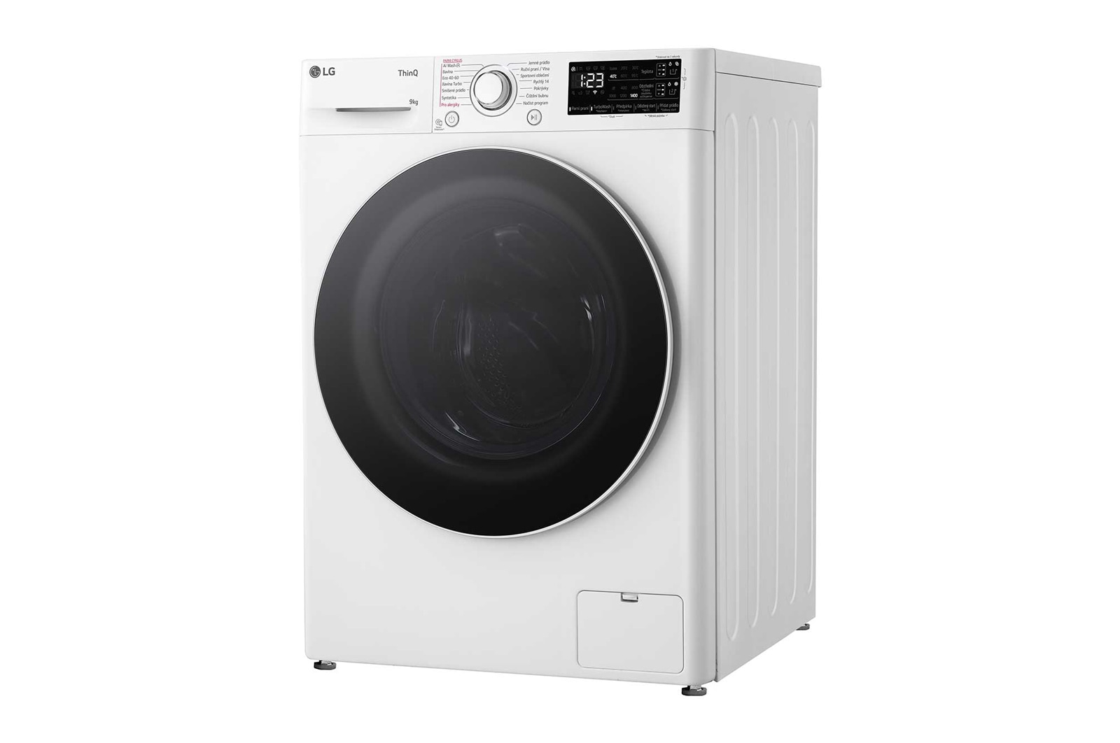LG Parní pračka LG | 9 kg | A | 1400 ot./min | Direct Drive™ | AI DD™ |Bílá, FASR3A94WW