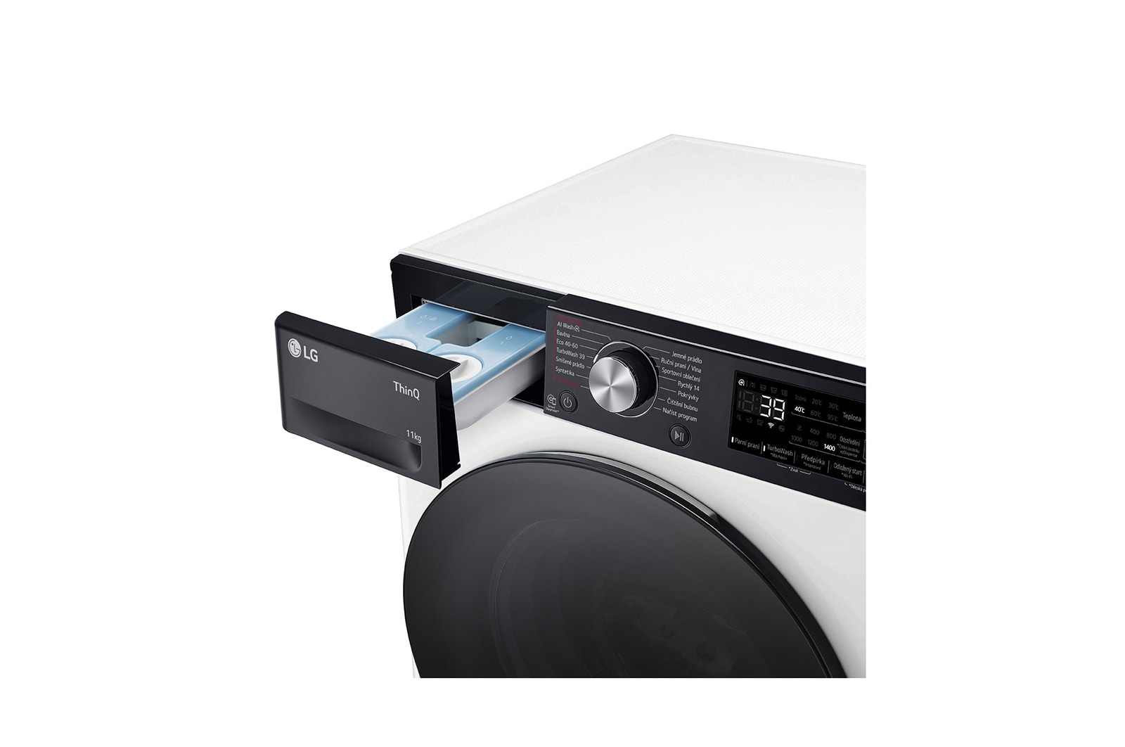 LG Parní pračka LG | 11 kg | A | 1400 ot./min | Direct Drive™ | AI DD™ |Bílá, FASR7A14WG
