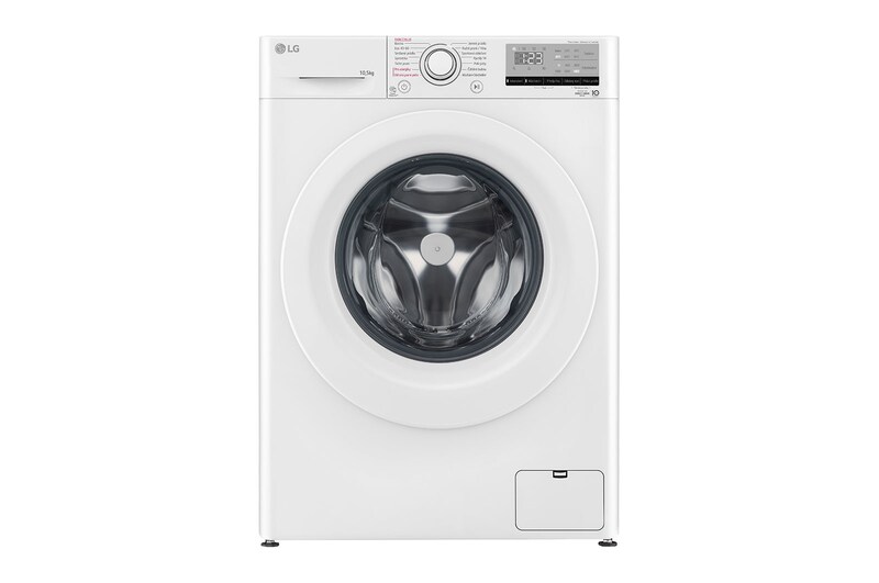 LG 10,5 kg parní pračka LG  | B | 1400 ot./min | AI DD™ | TurboWash™, FB104V3RW3