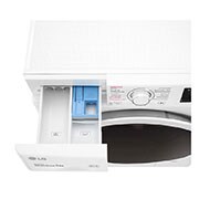 LG 9 kg parní pračka, Direct Drive™ motor, optimální volba pracích pohybů, parní praní Steam™, Smart Diagnosis™, FB94AIDDUWT