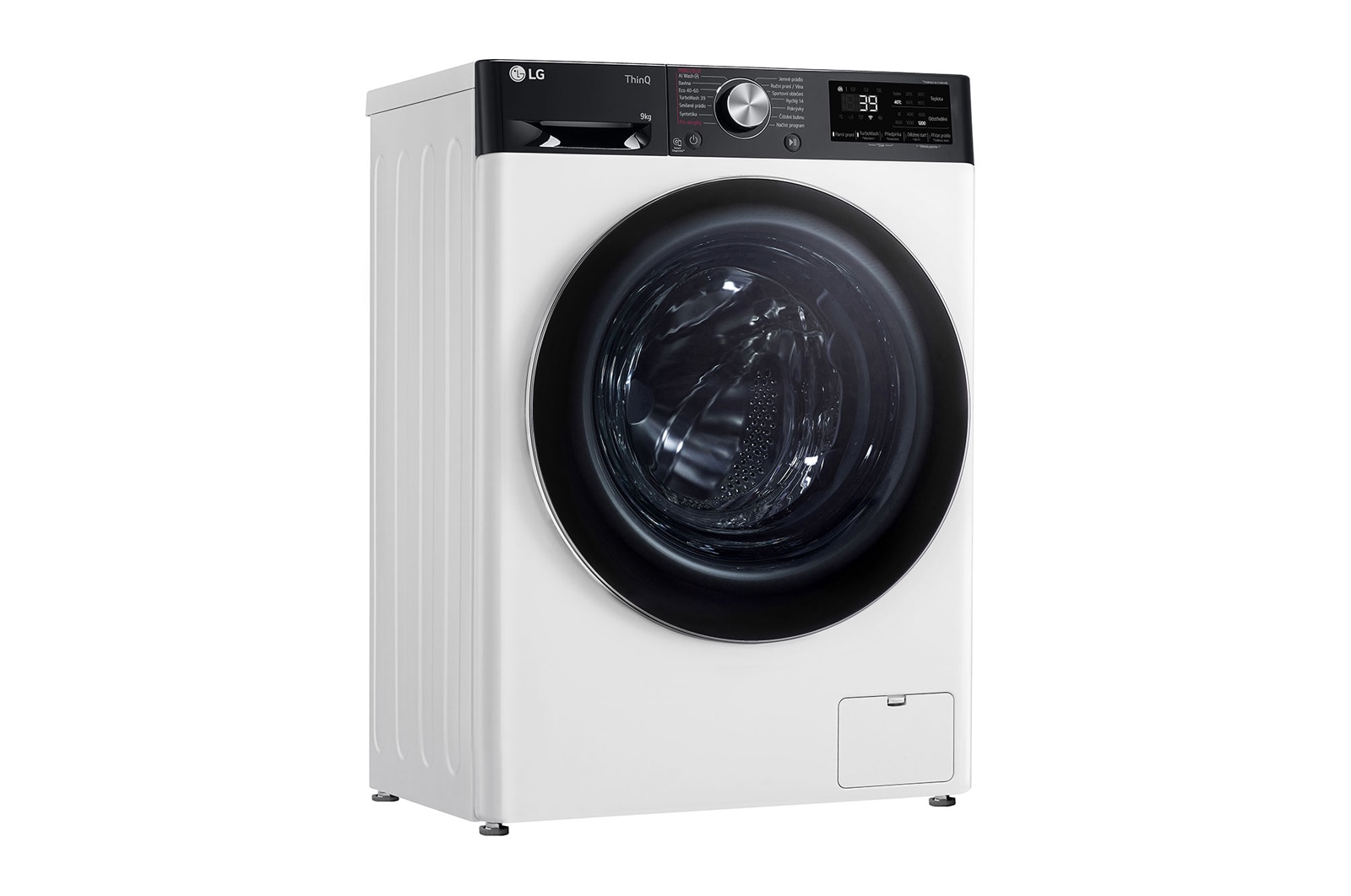 LG Slim parní pračka LG | 9 kg | A | 1200 ot./min | TurboWash™360° |Bílá, FBLR7A92WC