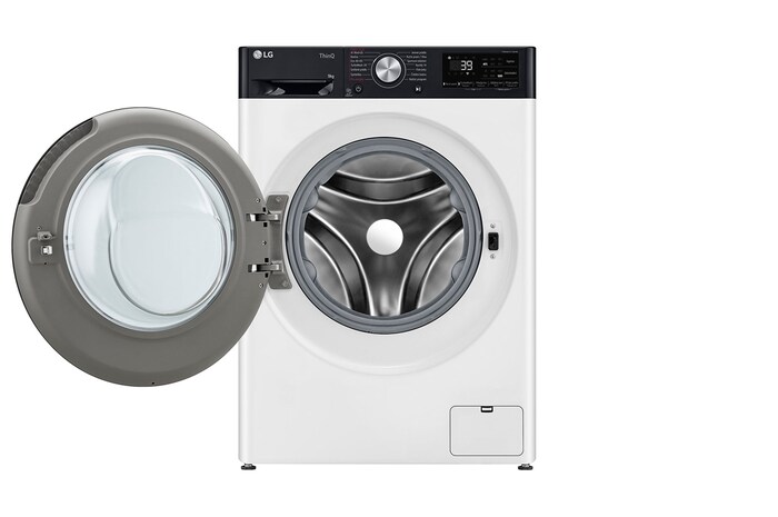 LG Slim parní pračka LG | 9 kg | A | 1200 ot./min | TurboWash™360° |Bílá, FBLR7A92WC