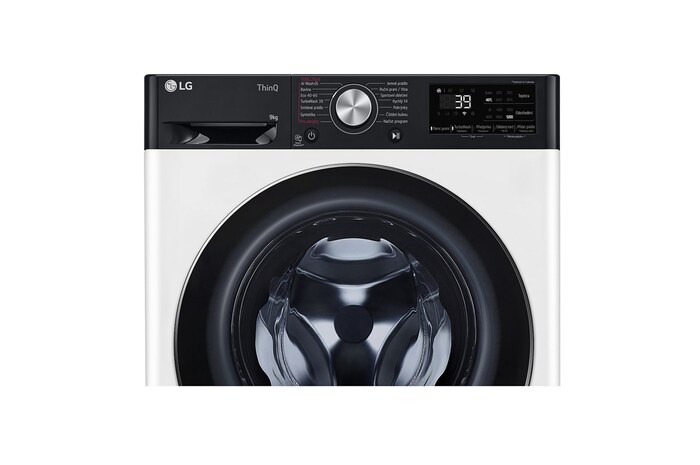 LG Slim parní pračka LG | 9 kg | A | 1200 ot./min | TurboWash™360° |Bílá, FBLR7A92WC