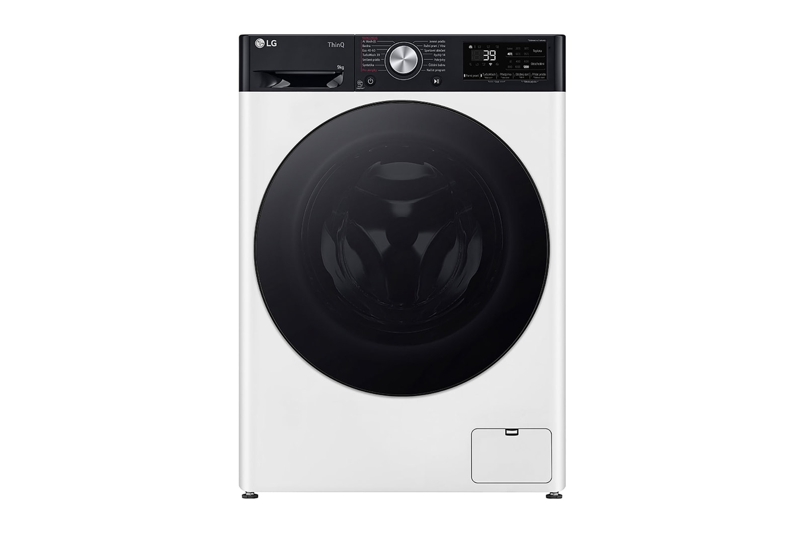LG 9 kg slim parní pračka LG | 1200 ot./min | Direct Drive™ | AI DD™ | TurboWash™360°, FBLR7A92WG, FBLR7A92WG-cashback-icon