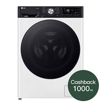LG 9 kg slim parní pračka LG | 1200 ot./min | Direct Drive™ | AI DD™ | TurboWash™360°, FBLR7A92WG, FBLR7A92WG-cashback-icon