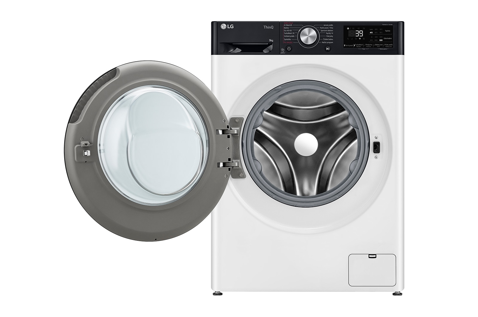 LG Slim parní pračka LG | 9 kg | A | 1200 ot./min | TurboWash™360° | Bílá, FBLR7A92WG