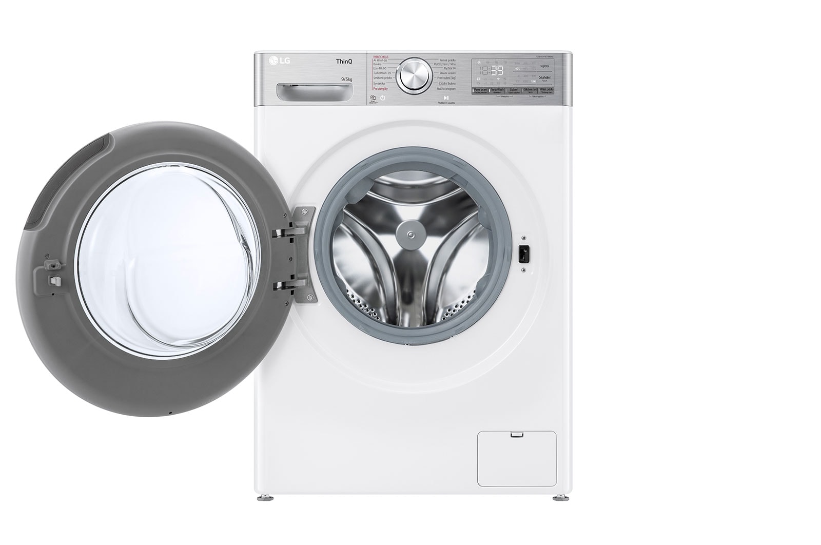 LG Parní pračka / sušička LG | 9 / 5 kg |  A/E | 1200 ot./min | AI DD™ | Bílá, FCR9A95WC