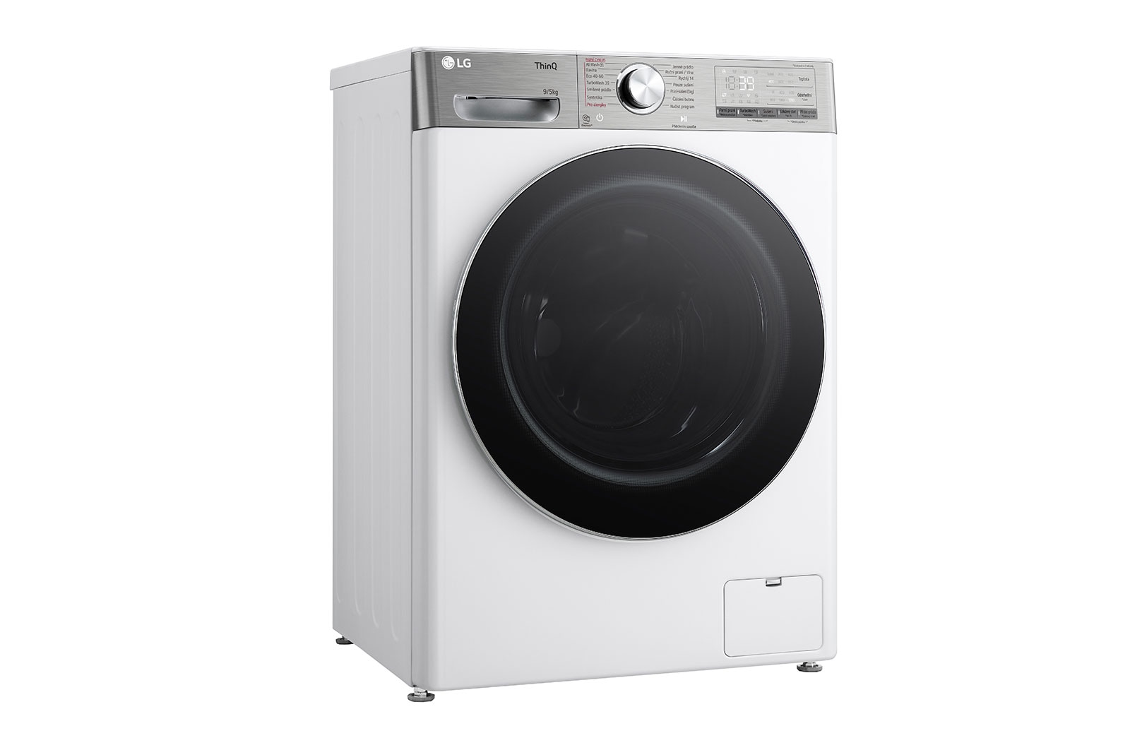 LG Parní pračka / sušička LG | 9 / 5 kg |  A/E | 1200 ot./min | AI DD™ | Bílá, FCR9A95WC