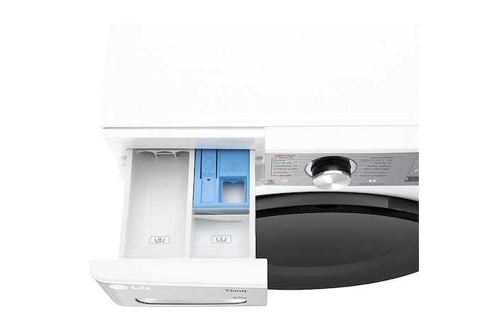 LG Parní pračka / sušička LG | 9 / 5 kg | A/E | 1200 ot./min | AI DD™ | Bílá, FCR9A95WG