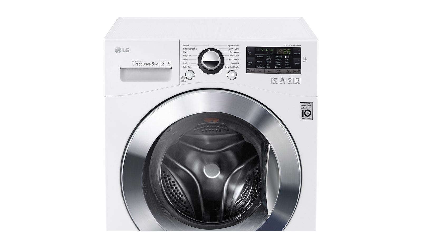 LG 8 kg pračka, 1200 ot./min, 6 Motion DD, 14 programů, 19 přídavných možností, FH82A8TD
