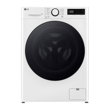 Slim parní pračka LG - 8 kg - 1400 ot./min - Direct Drive™ - AI DD™ - Bílá