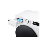 LG Parní pračka LG | 8 kg | A | 1400 ot./min | Direct Drive™ | AI DD™ |Bílá, FLR5A82WG