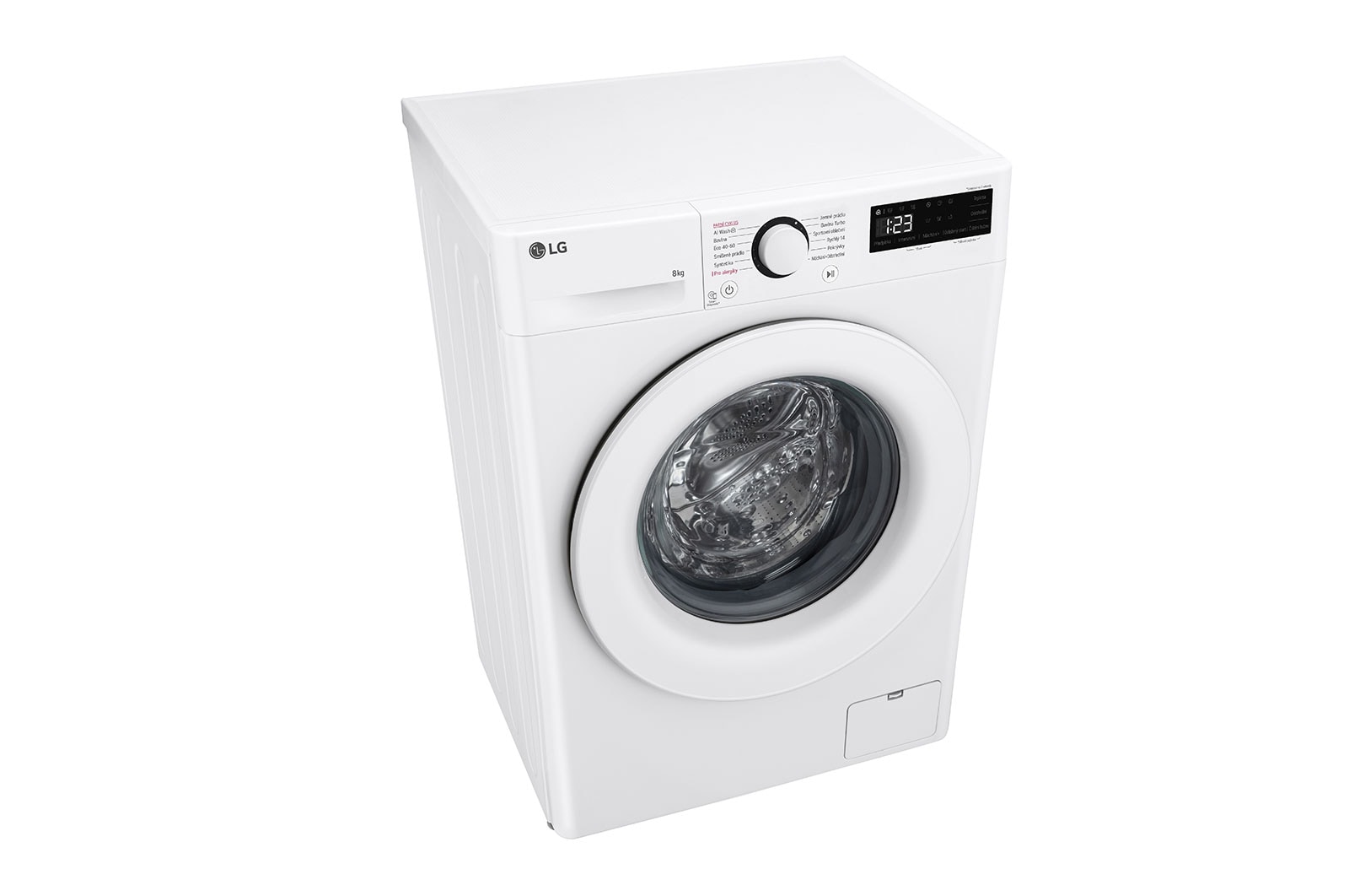 LG 8kg 1200 ot./min Direct Drive™ AI DD™ Parní pračka, Bílá, FLR5A82WH