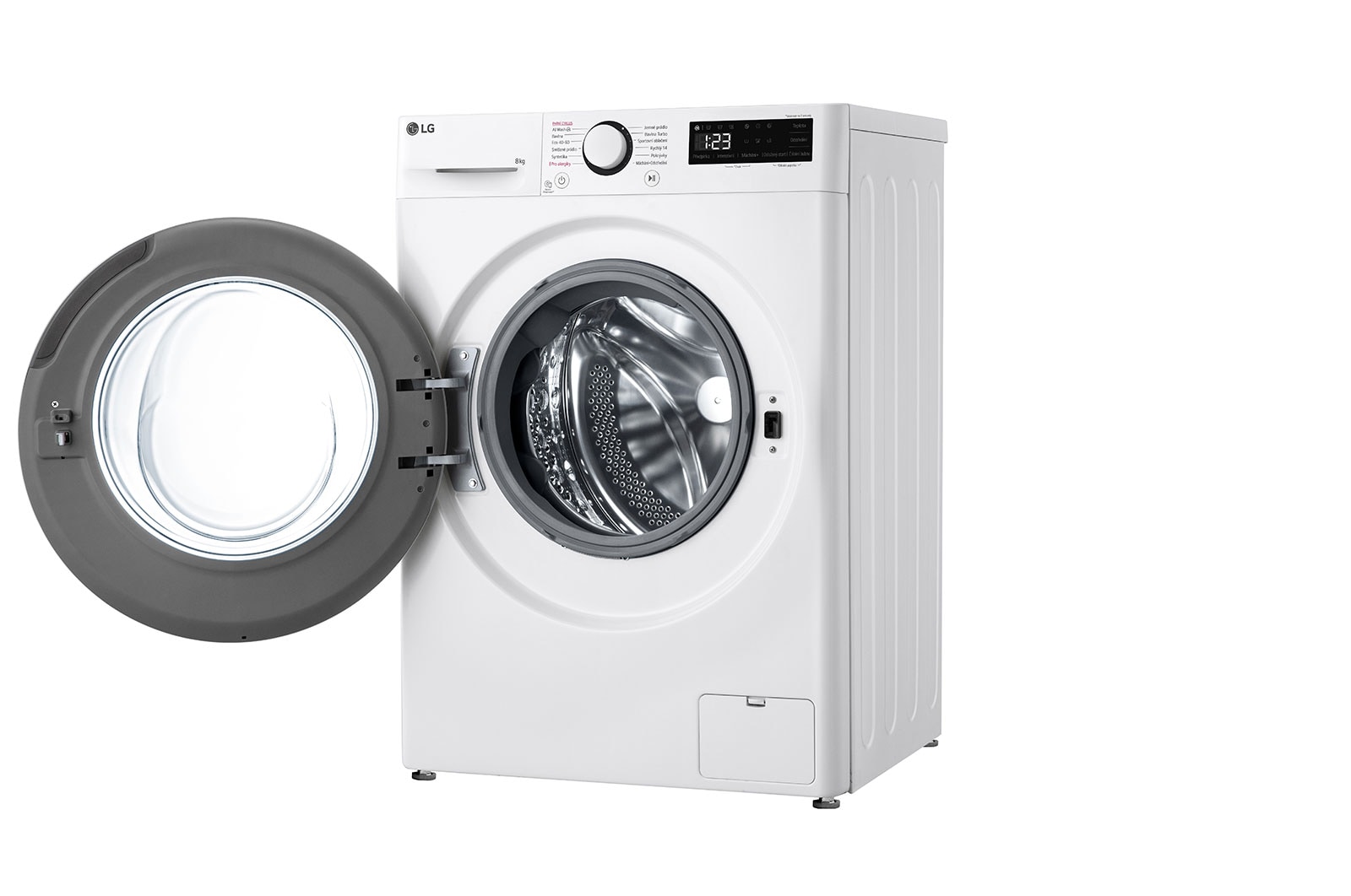 LG 8kg 1200 ot./min Direct Drive™ AI DD™ Parní pračka, Bílá, FLR5A82WH