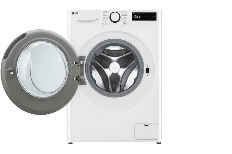 LG Slim parní pračka LG | 8 kg | 1200 ot./min | Direct Drive™ | Bílá, FLR5A82WS