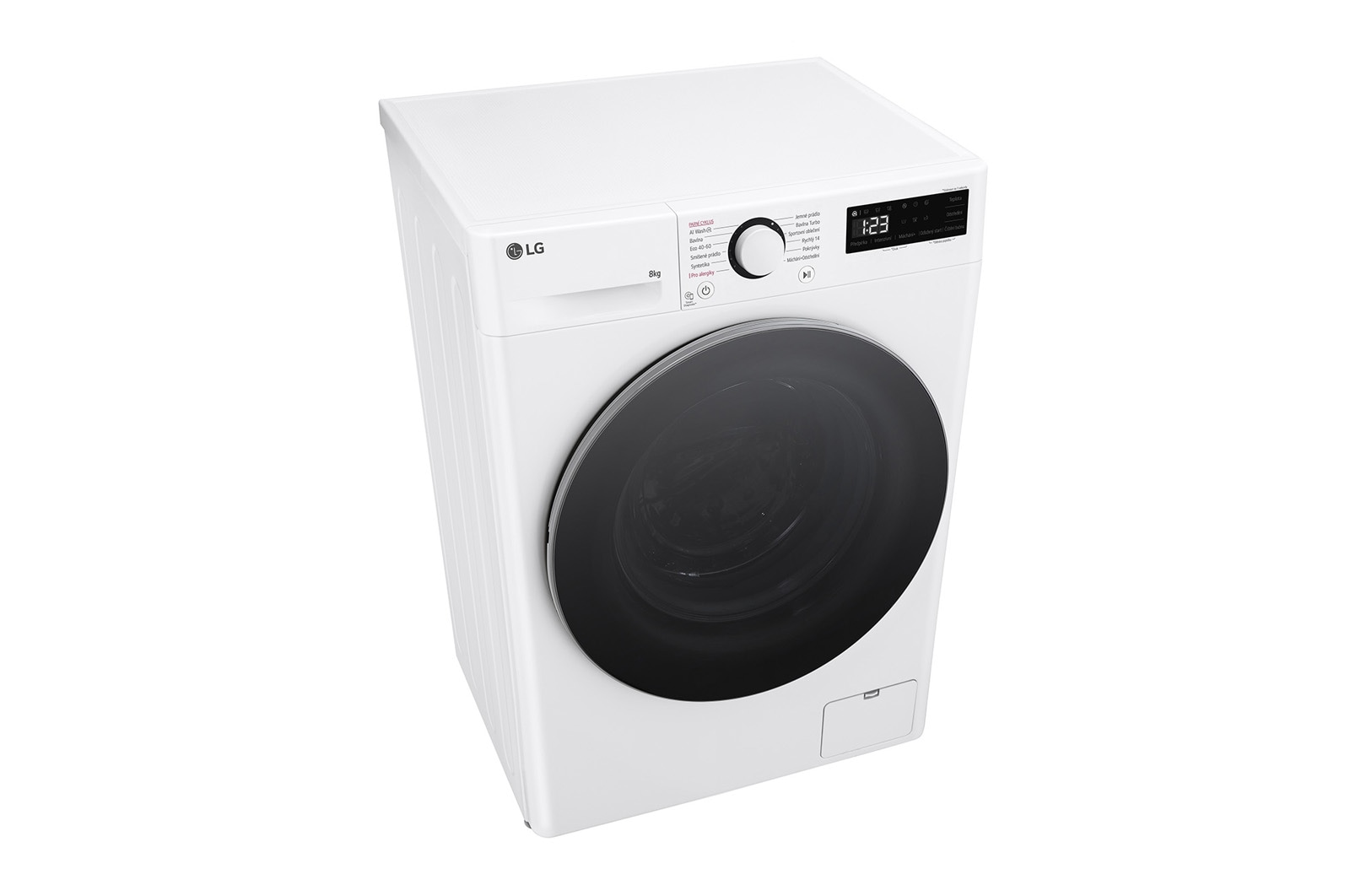 LG Parní pračka LG | 8 kg | A | 1200 ot./min | Direct Drive™ |Bílá, FLR5A82WS