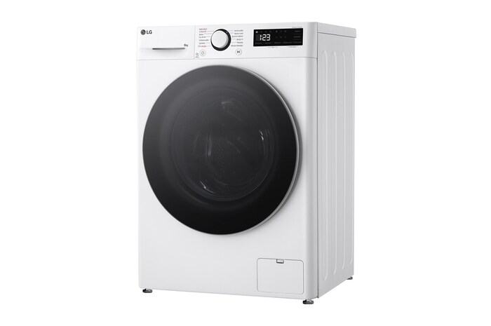 LG Slim parní pračka LG | 8 kg | 1200 ot./min | Direct Drive™ | Bílá, FLR5A82WS