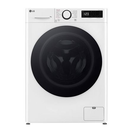 Slim parní pračka LG - 8 kg - 1200 ot./min - Direct Drive™ - Bílá