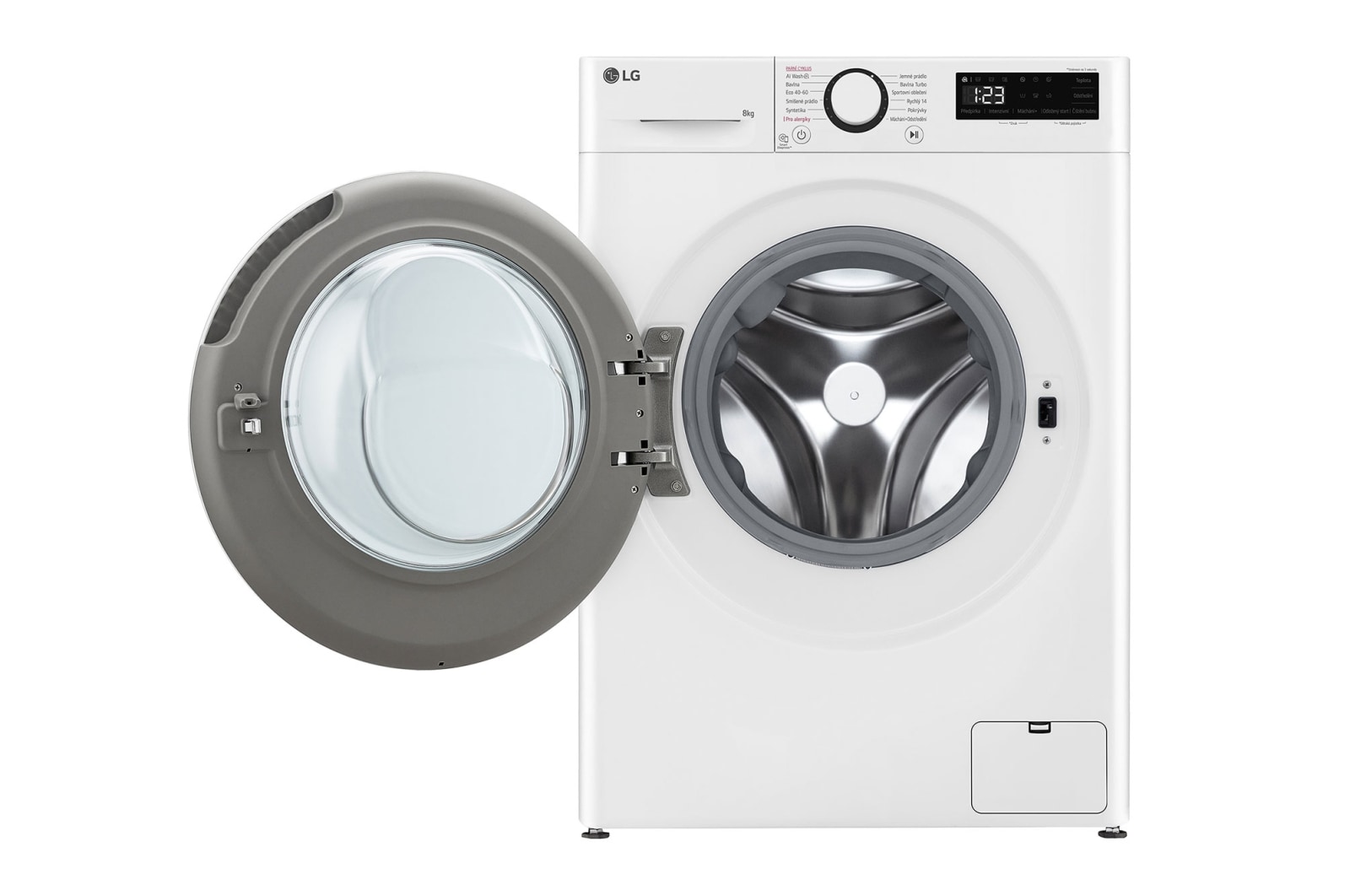 LG Parní pračka LG | 8 kg | A | 1200 ot./min | Direct Drive™ |Bílá, FLR5A82WW