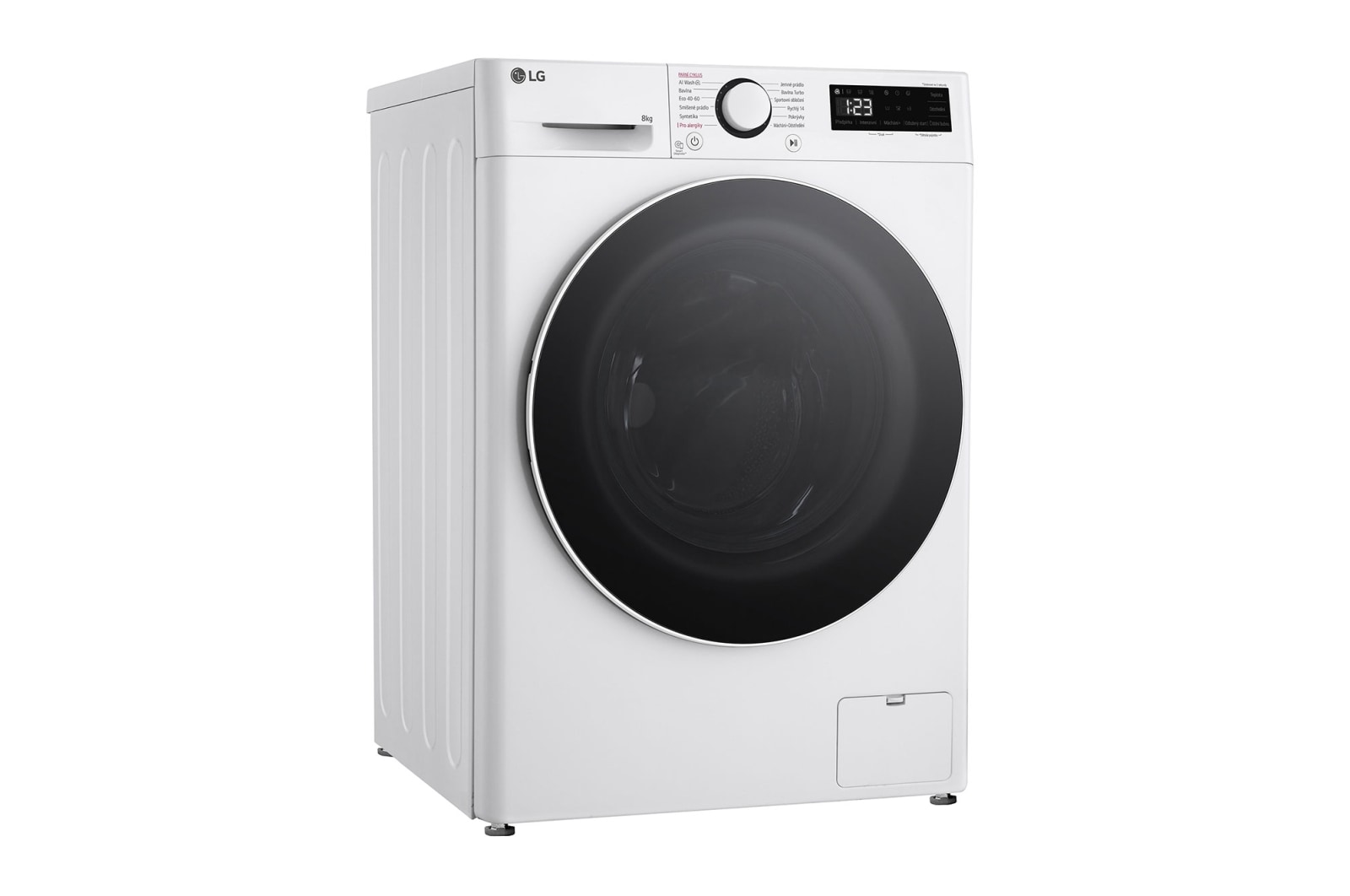 LG Parní pračka LG | 8 kg | A | 1200 ot./min | Direct Drive™ |Bílá, FLR5A82WW