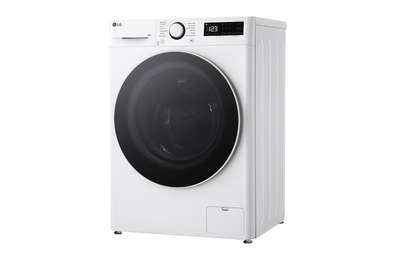 LG Slim parní pračka LG | 8 kg | 1200 ot./min | Direct Drive™ | Bílá, FLR5A82WW