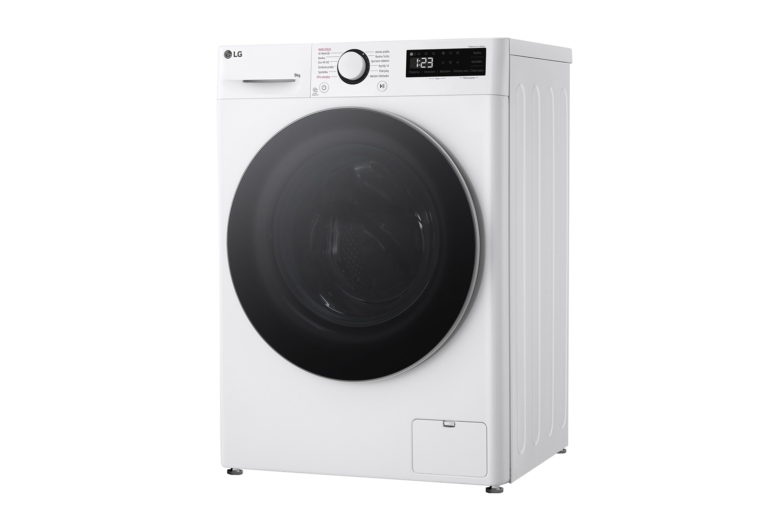LG Parní pračka LG | 9 kg | A | 1200 ot./min | Direct Drive™ |Bílá, FLR5A92WS