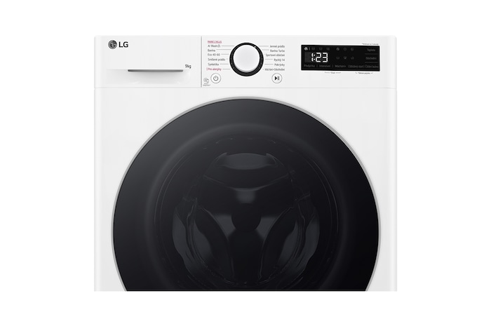 LG Slim parní pračka LG | 9 kg | 1200 ot./min | Direct Drive™ | Bílá, FLR5A92WS