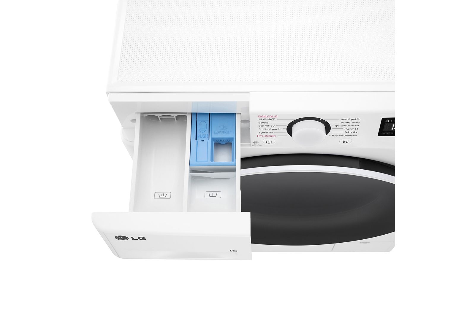 LG Parní pračka LG | 9 kg | A | 1200 ot./min | Direct Drive™ |Bílá, FLR5A92WW