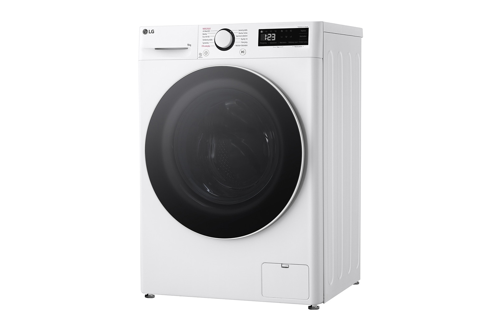 LG Parní pračka LG | 9 kg | A | 1200 ot./min | Direct Drive™ |Bílá, FLR5A92WW