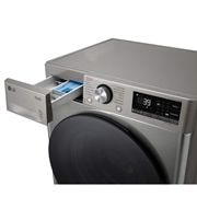 LG Slim parní pračka LG | 8 kg | A | 1200 ot./min | TurboWash™360° |Stříbrná, FLR7A82PG